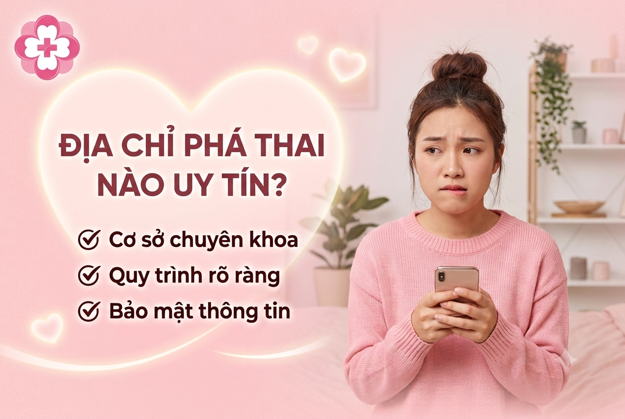 Địa chỉ phá thai an toàn uy tín và kín đáo
