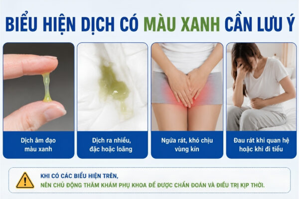 Dịch có màu xanh có sao không? Chuyên gia giải đáp