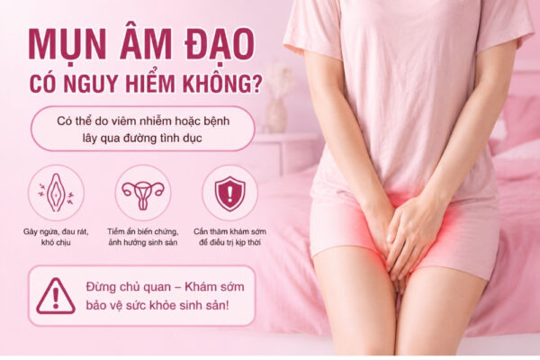 Mụn Âm Đạo Là Dấu Hiệu Của Bệnh Gì? Có Nguy Hiểm Không?