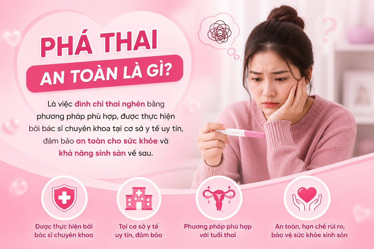 Thế nào là phá thai an toàn phương pháp và chi phí