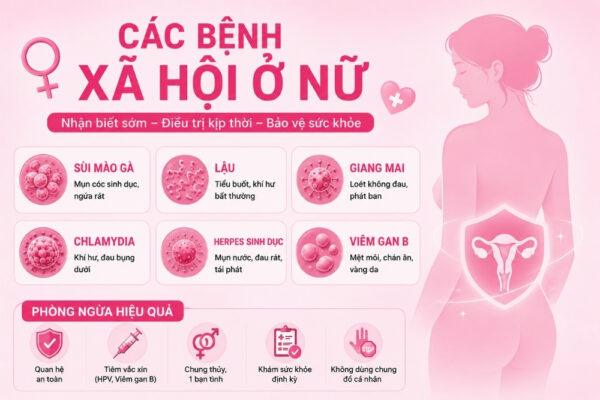 Nghi Ngờ Bệnh Xã Hội Nữ? Đừng Bỏ Qua Những Triệu Chứng Này