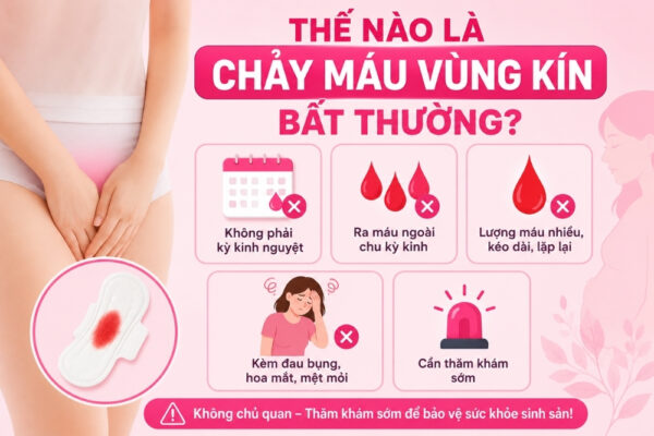 Những Nguyên Nhân Gây Chảy Máu Vùng Kín Chị Em Cần Biết