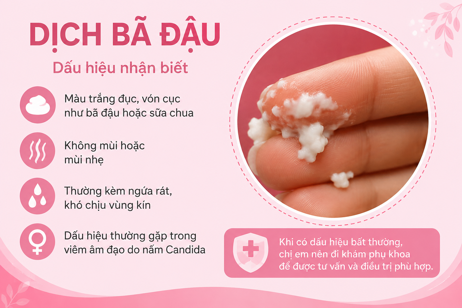 Dịch Bã Đậu Ở Nữ Giới: Nguyên Nhân, Dấu Hiệu Và Cách Điều Trị