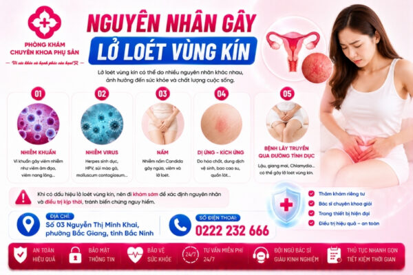 Lở Loét Vùng Kín Là Bị Gì? Khi Nào Cần Đi Khám?