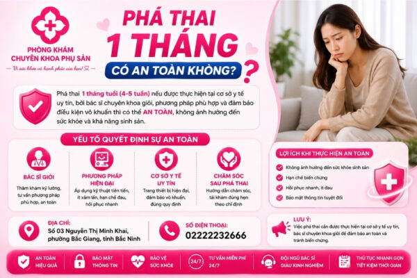 Phá Thai 1 Tháng Có Được Không? Phương Pháp Và Những Điều Cần Biết