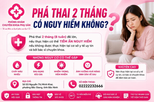 Phá Thai 2 Tháng Có An Toàn Không? Cần Lưu Ý Gì?