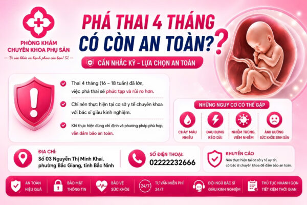 Phá Thai 4 Tháng Cần Chuẩn Bị Gì? Những Điều Chị Em Nên Biết