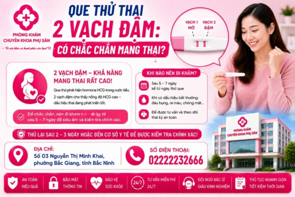 Que Thử Thai 2 Vạch Đậm: Có Chắc Đã Mang Thai? Thai Bao Nhiêu Tuần?